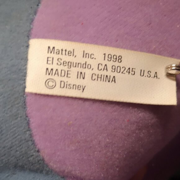 Vintage 1998 Mattel Disney Eeyore Plush w/ Lantern that Lights Up Collectable - Picture 7 of 8